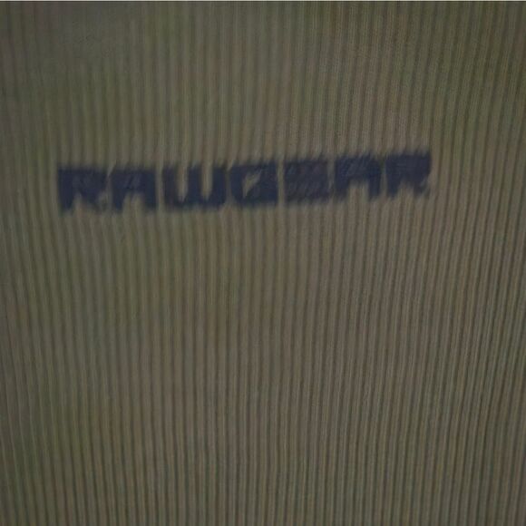 Raw Gear, Mens long tank in army green. NEW, Size Large - Picture 3 of 7